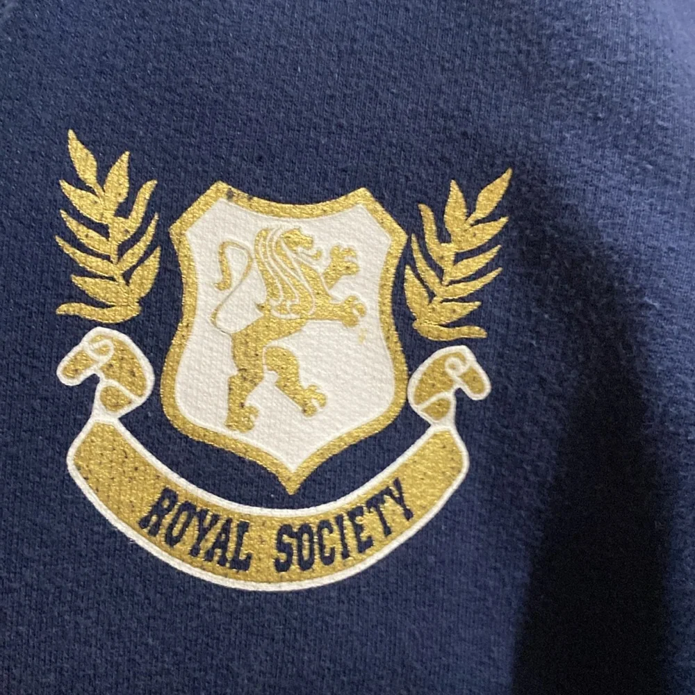 Feather Royal Society, short sleeve dark blue zip jacket - Picture 6 of 6